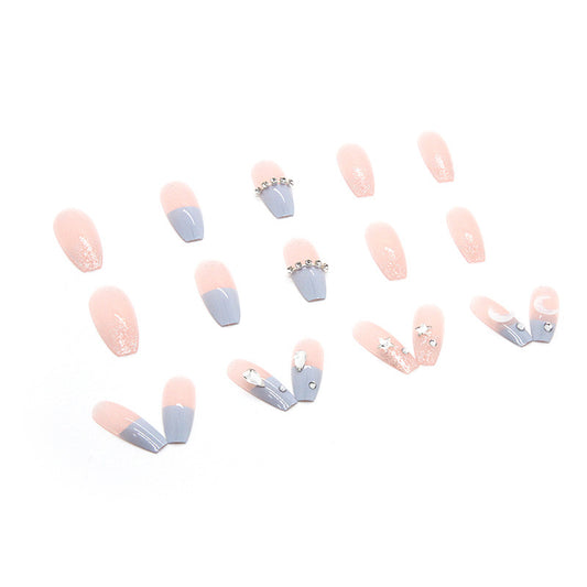 Fake Nails Stars And Moon set