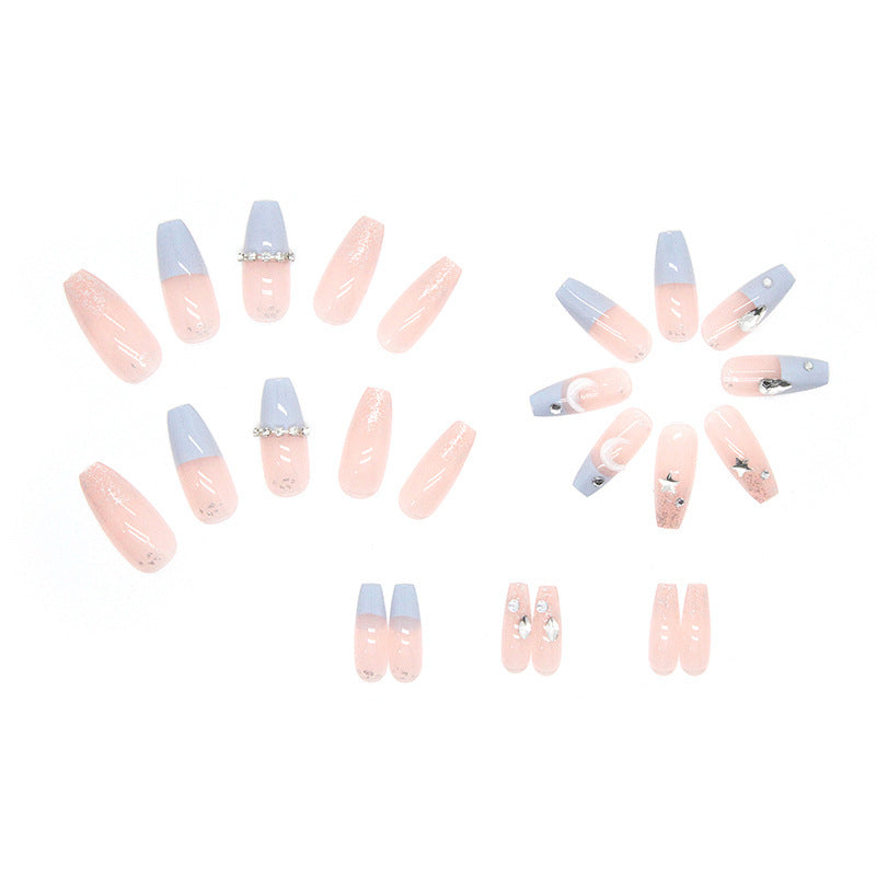Fake Nails Stars And Moon set